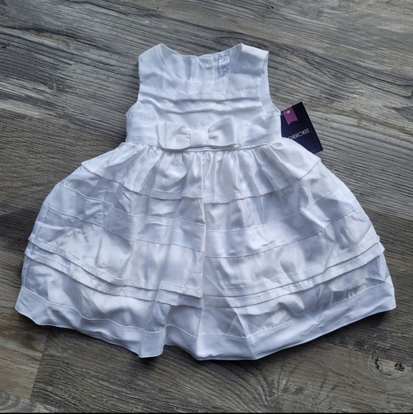 White Ruffle Dress - Picture 2 of 6